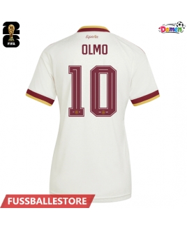 Günstige Spanien Dani Olmo #10 Auswärtstrikot Damen WM 2026 Kurzarm